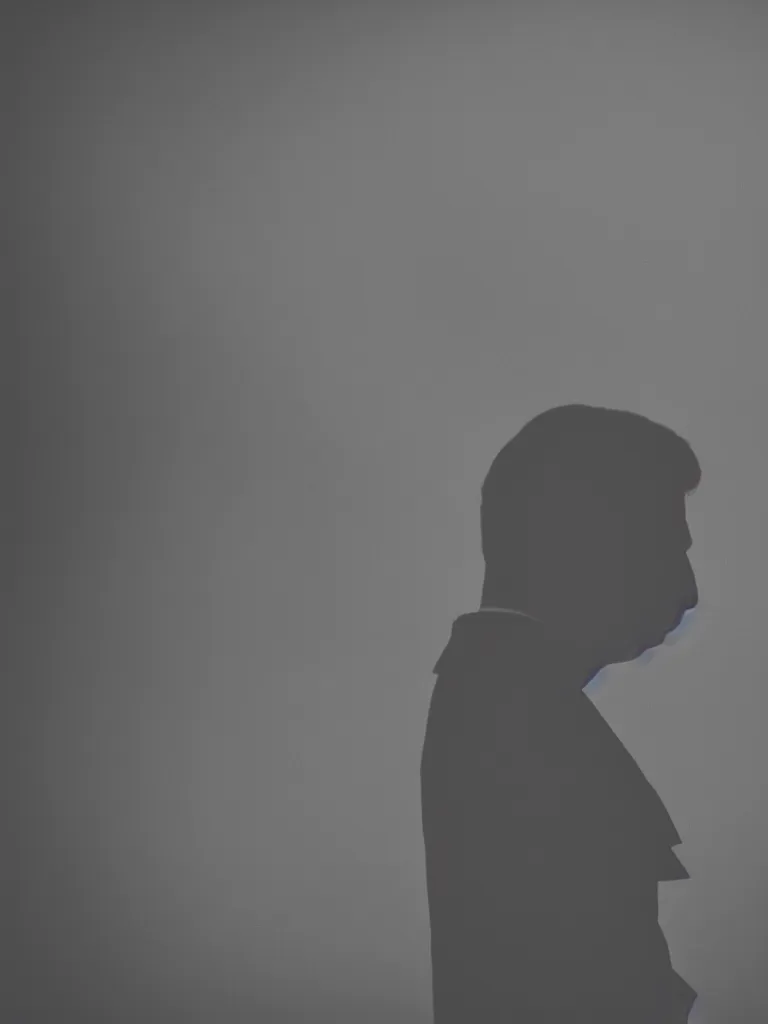 Prompt: silhouette of a great leader