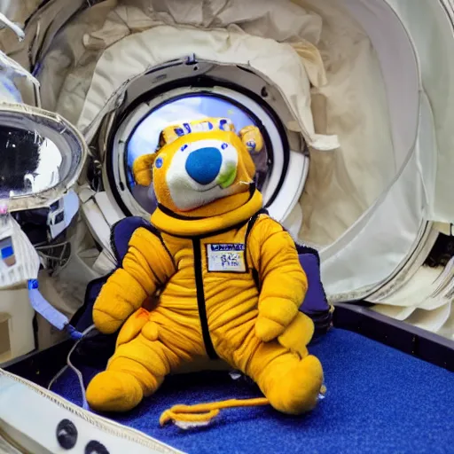 animals in space suits