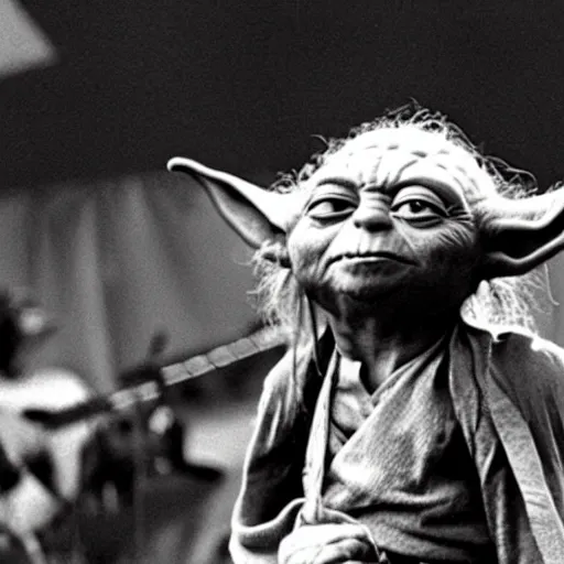 Image similar to Yoda Performing at Woodstock with The Grateful Dead