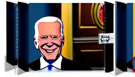 Image similar to joe biden makes sasquatch a federal agent in the oval office, photorealistic, ultra hd, 4 k, award winning, patriotic