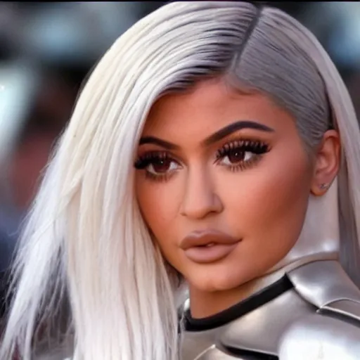 Image similar to still photo of kylie jenner in the fifth element