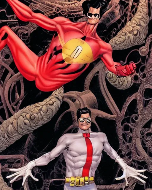 Image similar to plasticman by glenn fabry