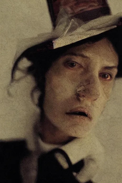 Image similar to hyperrealism close - up fashion portrait by roversi photo from the holy mountain by alejandro jodorowsky in style of francisco goya