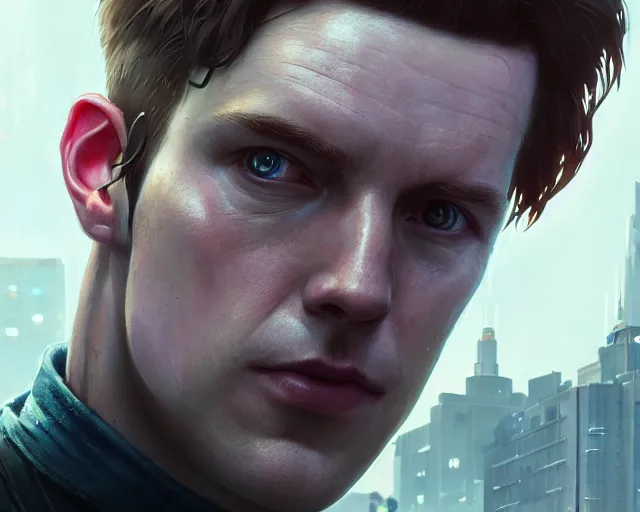 Prompt: highly detailed portrait of eanna hardwicke as an android, in detroit : become human, stephen bliss, unreal engine, fantasy art by greg rutkowski, loish, rhads, ferdinand knab, makoto shinkai and lois van baarle, ilya kuvshinov, rossdraws, tom bagshaw, global illumination, radiant light, detailed and intricate environment