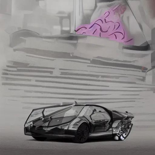 Prompt: khyzyl saleem car : medium size: in the coronation of napoleon ceremony: in liquid : 7, u, x, y, o graffiti big size forms: motherboard medium size forms : Kazimir Malevich big size forms : zaha hadid architecture big size forms: brutalist medium size forms: sci-fi futuristic setting: Ash Thorp car: ultra realistic phtotography, lighting keyshot unreal engine 5 high reflections oil liquid high glossy high specularity, ultra detailed, 4k, 8k, 16k