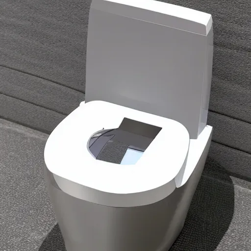 Image similar to a computer with a built in toilet