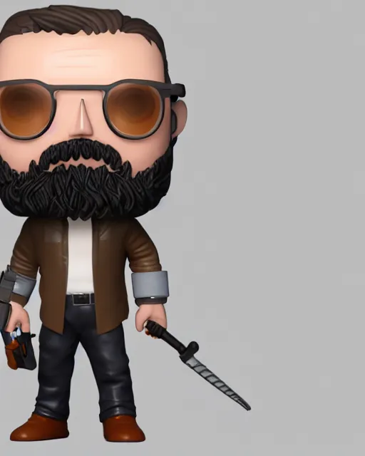 Image similar to full body 3d render of gordon freeman as a funko pop, studio lighting, white background, blender, trending on artstation, 8k, highly detailed