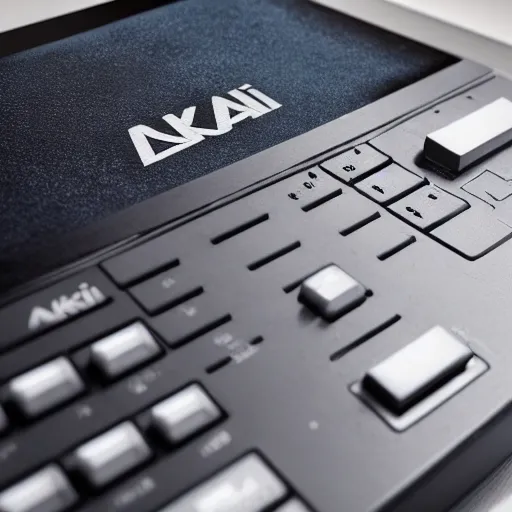 Image similar to Akai MPC 2000xl, product photography, dslr, rule of thirds