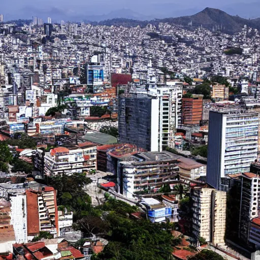 Image similar to a photo of a latin american city