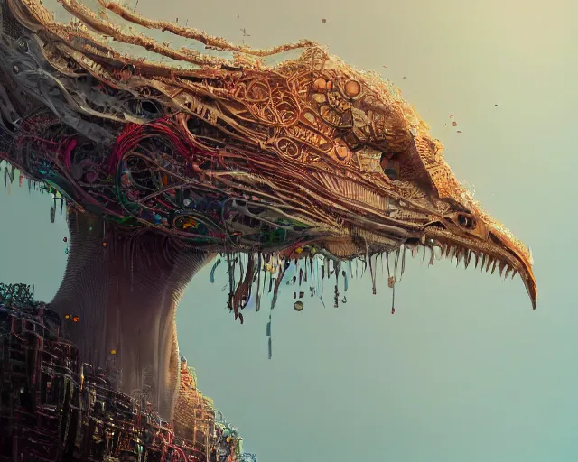 Image similar to seamstress of the kulu guild, intricate abstract. intricate artwork, by tooth wu, wlop, beeple, dan mumford. concept art, octane render, trending on artstation, greg rutkowski very coherent symmetrical artwork. cinematic, key art, hyper realism, high detail, octane render, 8 k, iridescent accents