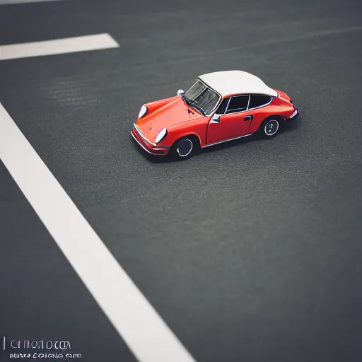 Image similar to close up photo of a porsche 9 1 1 9 6 4, cinematic, shallow dof, 3 5 mm, 4 k, macro