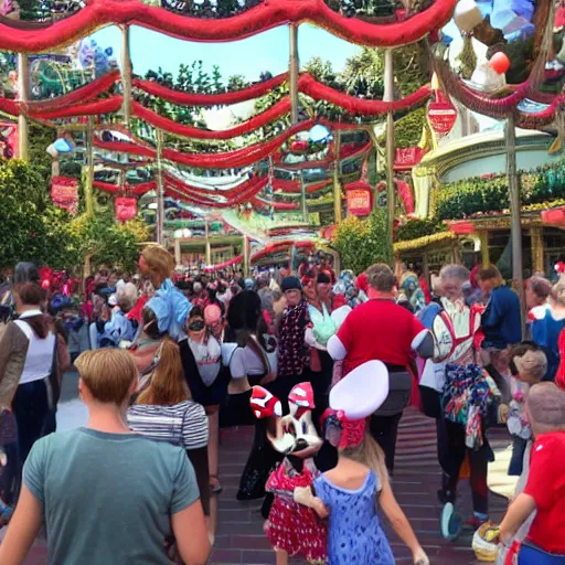 Prompt: where's wally at disneyland