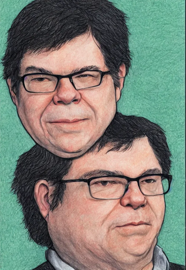 Image similar to Yann LeCun drawn on the Rider–Waite tarot.