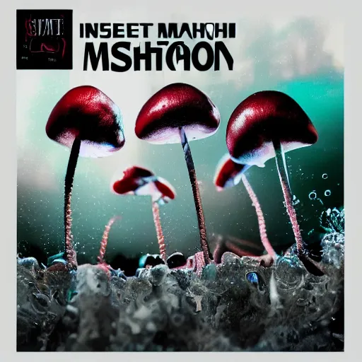 Image similar to infectee mashroom cover style, with three's screaming, 8 k, deep picture,