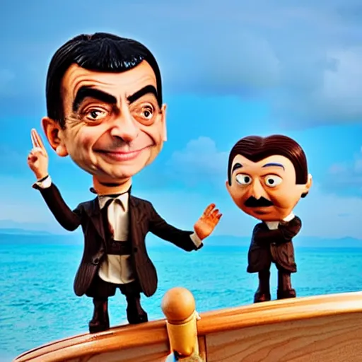 Prompt: Mr Bean as a pirate