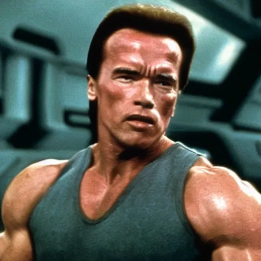 Prompt: arnold schwarzenegger in a star wars movie