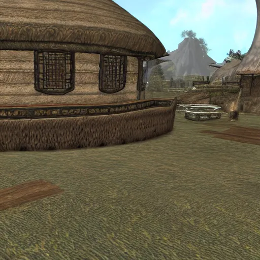 Prompt: nice comfy house morrowind