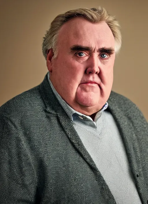 Prompt: DSLR photo portrait still of 71 year old age 71 John Candy at age 71!!!, 85mm f1.8