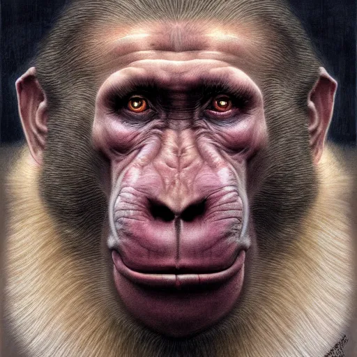 Portrait Of Vladimir Putin, Baboon Putin Hybrid, Putin | Stable Diffusion