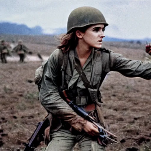 Image similar to emma watson battle of khe sanh,