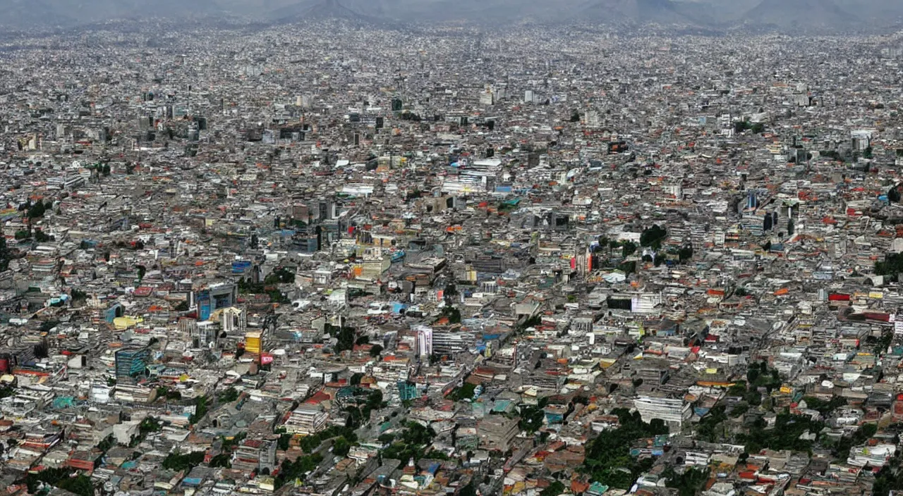 Prompt: Mexico City, hyperrealistic, beautiful