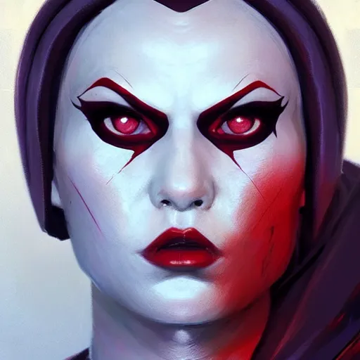 Image similar to portrait of a Darth Talon by Greg Rutkowski, she is about 20 years old, wearing white robes, Star Wars Expanded Universe, highly detailed portrait, digital painting, artstation, concept art, smooth, sharp foccus ilustration, Artstation HQ