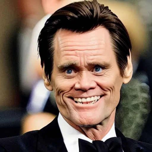 Prompt: Jim Carrey as James Bond