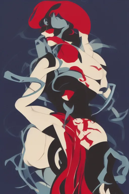 Image similar to empowering female artwork by sho murase