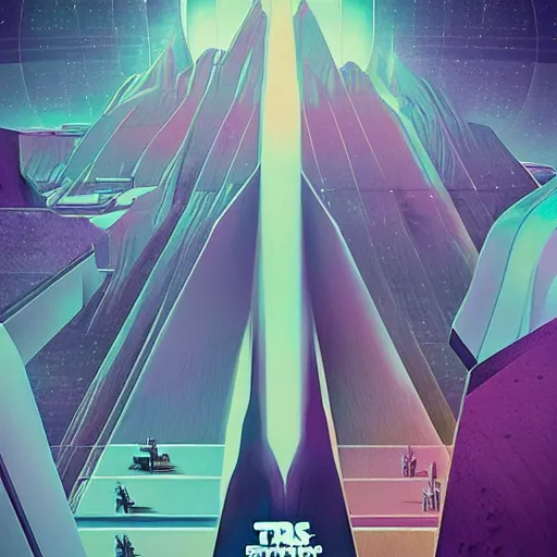 Image similar to empire strikes back movie poster, artwork by beeple, intricate, elegant, dramatic