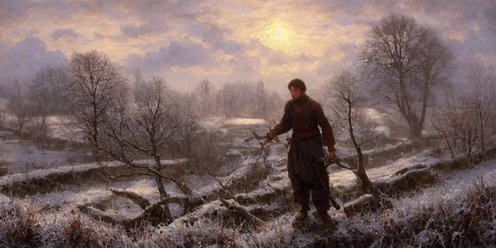 Image similar to Frost dragon by Daniel Ridgway Knight