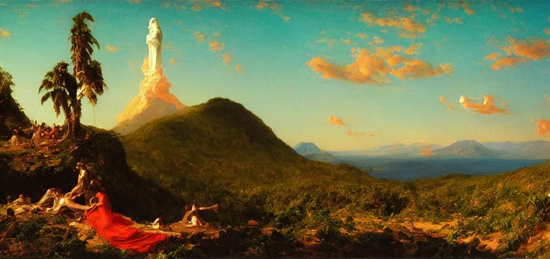 Image similar to Heaven-banned for sins against God by Frederic Edwin Church