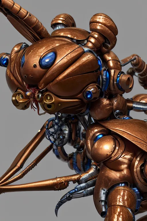 Image similar to a macro photograph of a bio - mech cyborg dragonfly by adam gor, by javier ruperez, by ellen jewett, zbrush central, 8 k