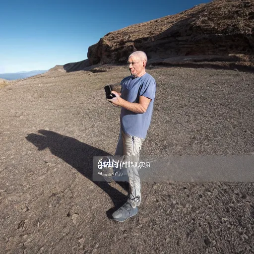 Image similar to the last ever human on earth taking a selfie, 4k, high detail, high-resolution photograph, professional photography, ultra-detail