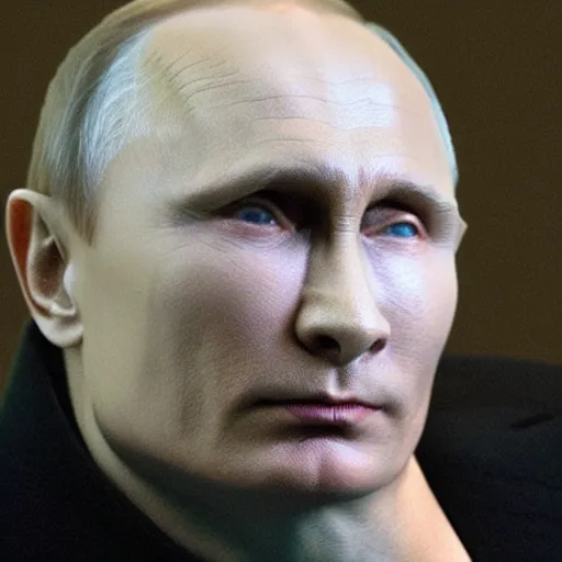 Prompt: Vladimir Putin as Voldemort