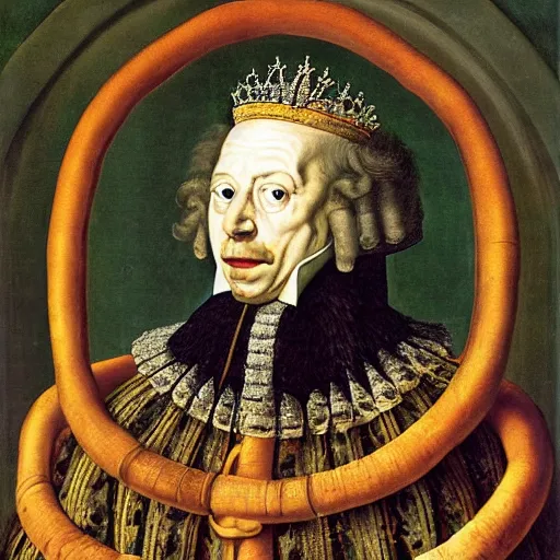 Image similar to portrait of king charles the 4 th by arcimboldo