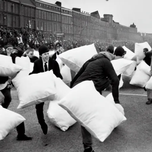 Image similar to d day pillow fight