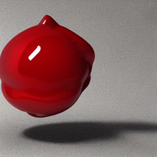 Image similar to Exploding cherry, 3d render