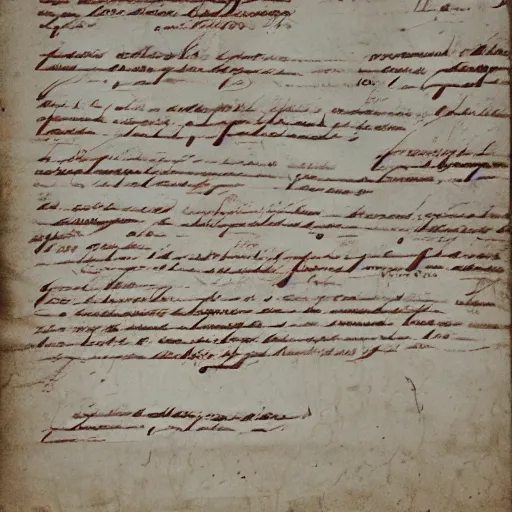 Image similar to letters on parchment falconi