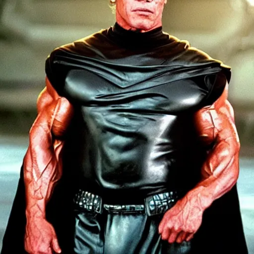 Prompt: Arnold Schwarzenegger as a Sith lord