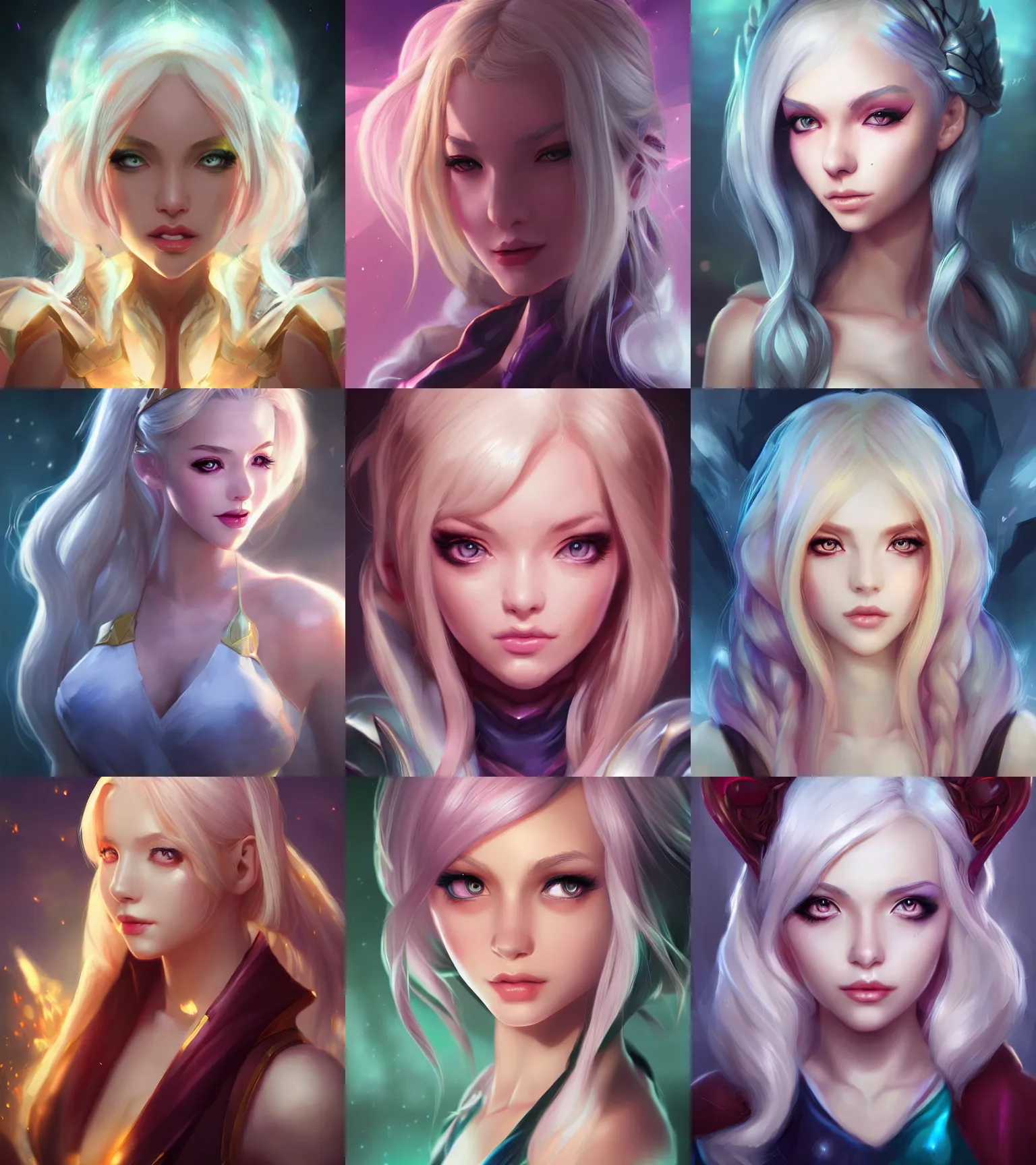 Prompt: portrait Lux from League of Legends, digital art by WLOP and Artgerm