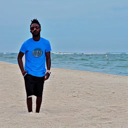 Image similar to glizzy on the beach