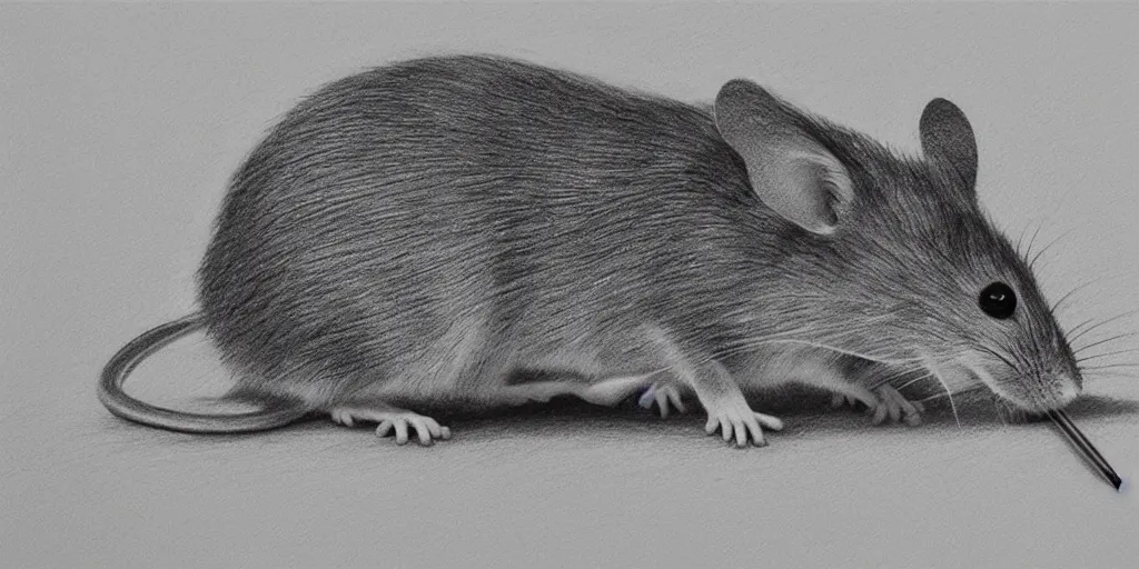 pencil sketch of a mouse eating a strawberry, graphite | Stable Diffusion |  OpenArt