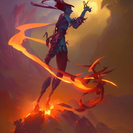 Image similar to hero world magic : the gathering, behance hd by jesper ejsing, by rhads, makoto shinkai and lois van baarle, ilya kuvshinov, rossdraws global illumination