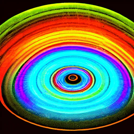 Prompt: a rainbow time vortex