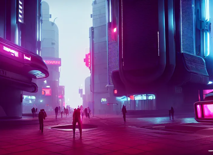 Prompt: a xenomorph colony blade runner 2 0 4 9 city architecture, spacex starship rocket launch, environmental lighting, stromy weather, ray tracing, people walking in street, amazing view, futuristic, highly detailed, heavy traffic, neon shops, octane render, unreal engine 5, artstation, 4 k