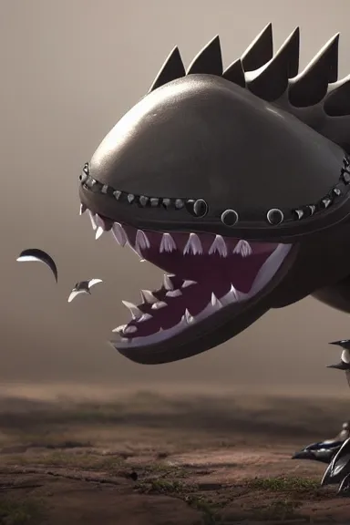 Image similar to very very intricate photorealistic photo of a chain chomp in an episode of game of thrones, photo is in focus with detailed atmospheric lighting, award - winning details