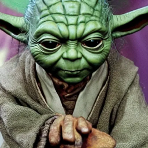 Image similar to Yoda played by Johnny Depp