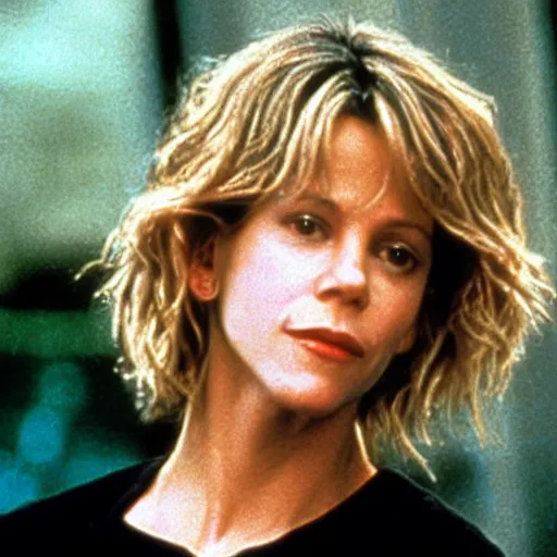 Prompt: meg ryan is the one in the matrix movie
