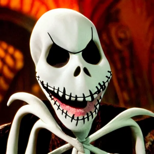 Image similar to nic cage in nightmare before christmas, disney,