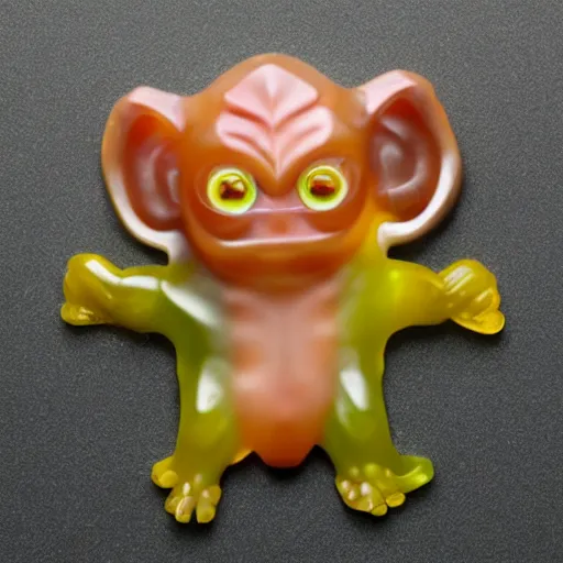 Image similar to Gollum as a Haribo Gummy candy